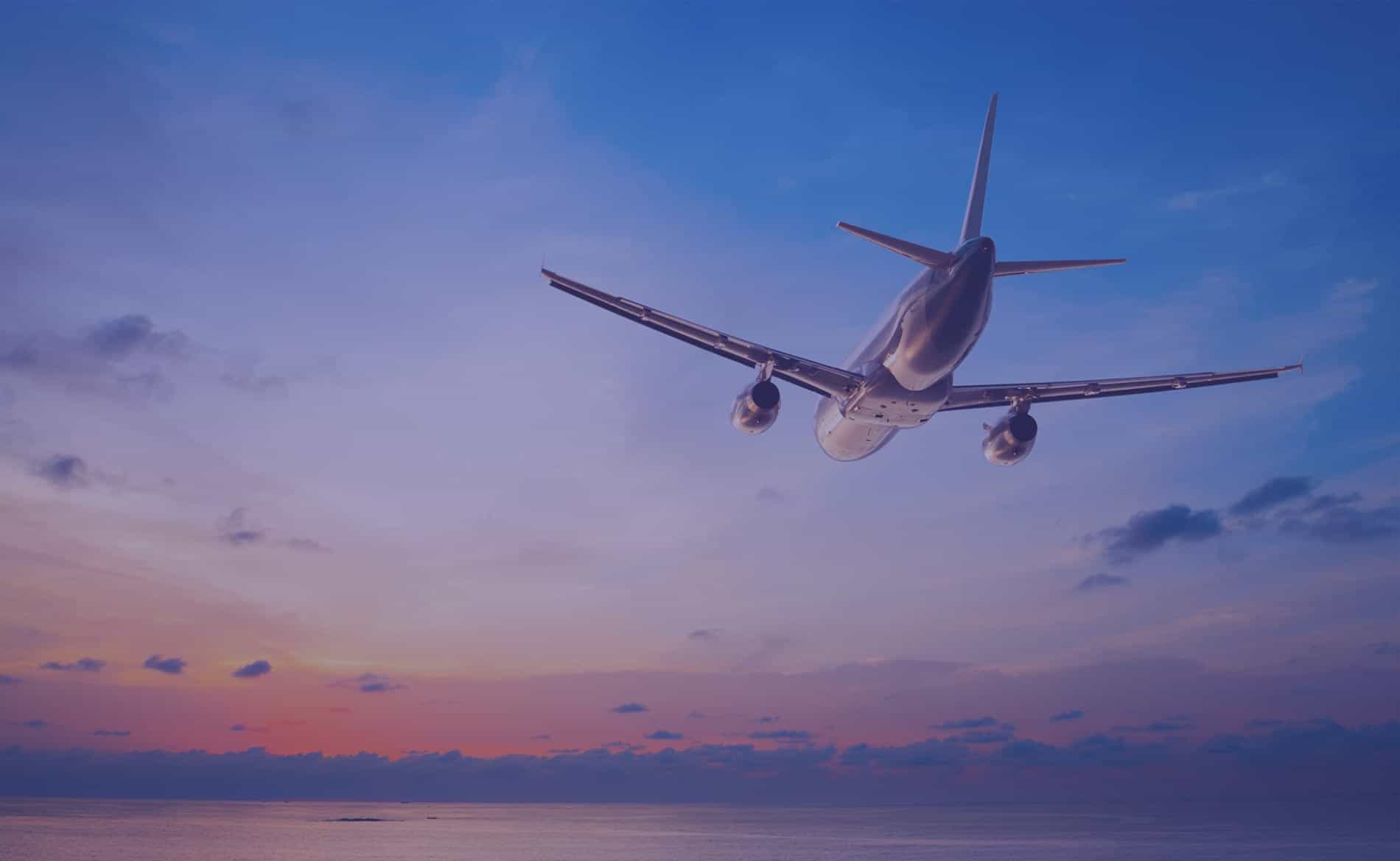 How to propose on a plane at sunset