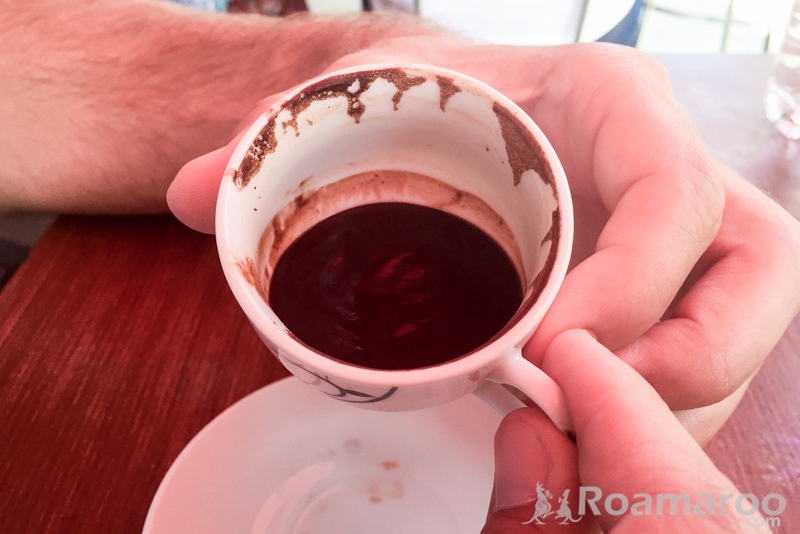 Turkey - Roamaroo Travel Blog - Bodrum, Istanbul - How to drink turkish coffee