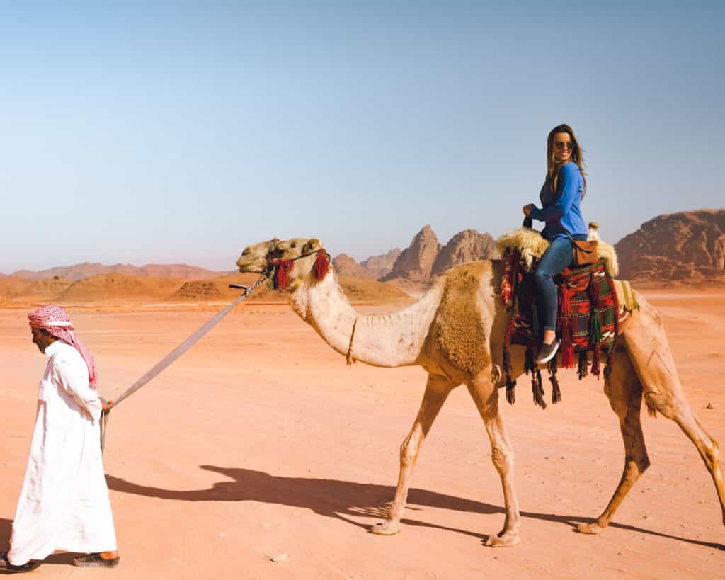 Camel Riding in Wadi Rum