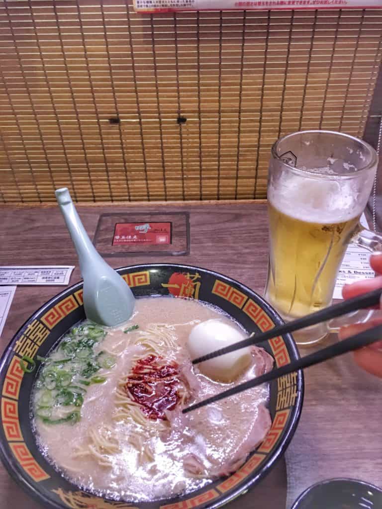 Ichiran Ramen Restaurant in Tokyo