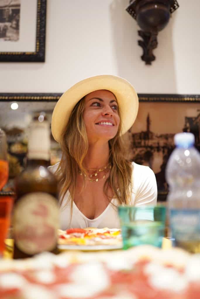 Dining at Pizzeria Da Mamo