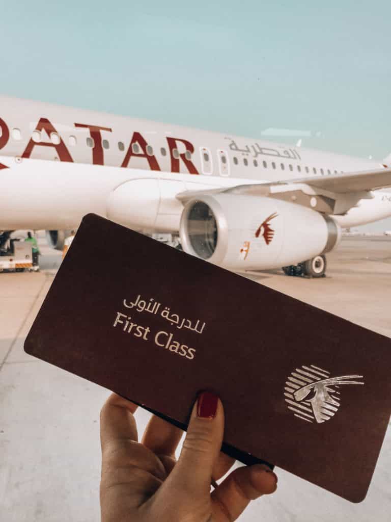 First Class Pass for Flying Qatar Airways