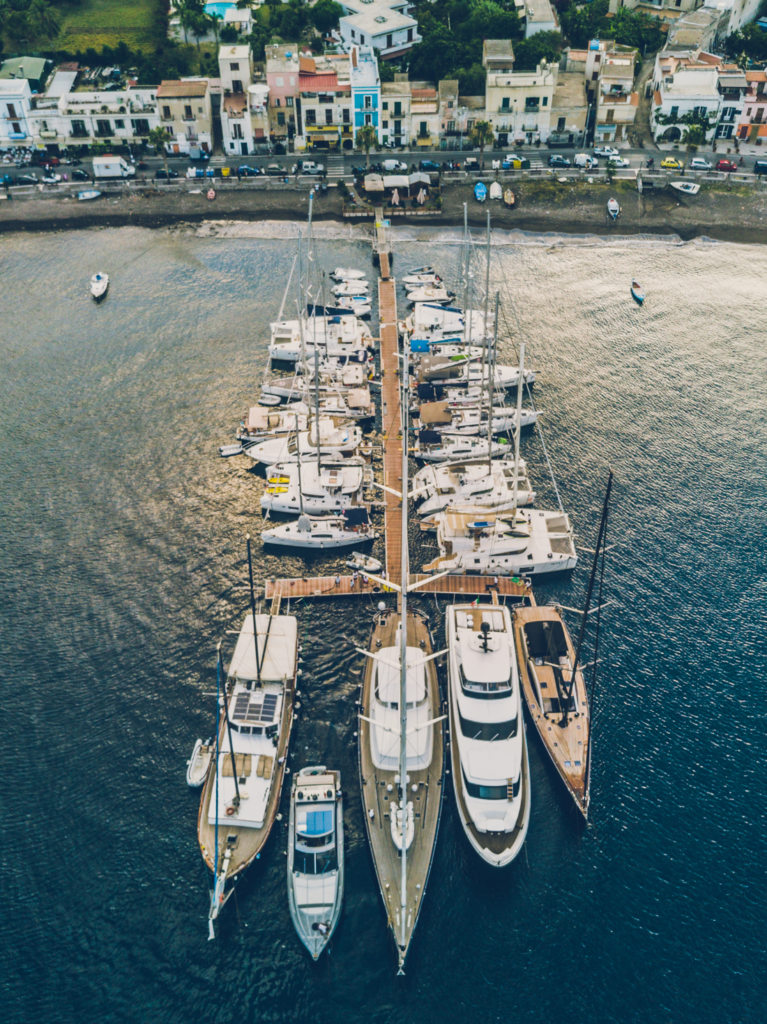 Yachts in a Harbor